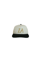 Cap with 'LA' logo