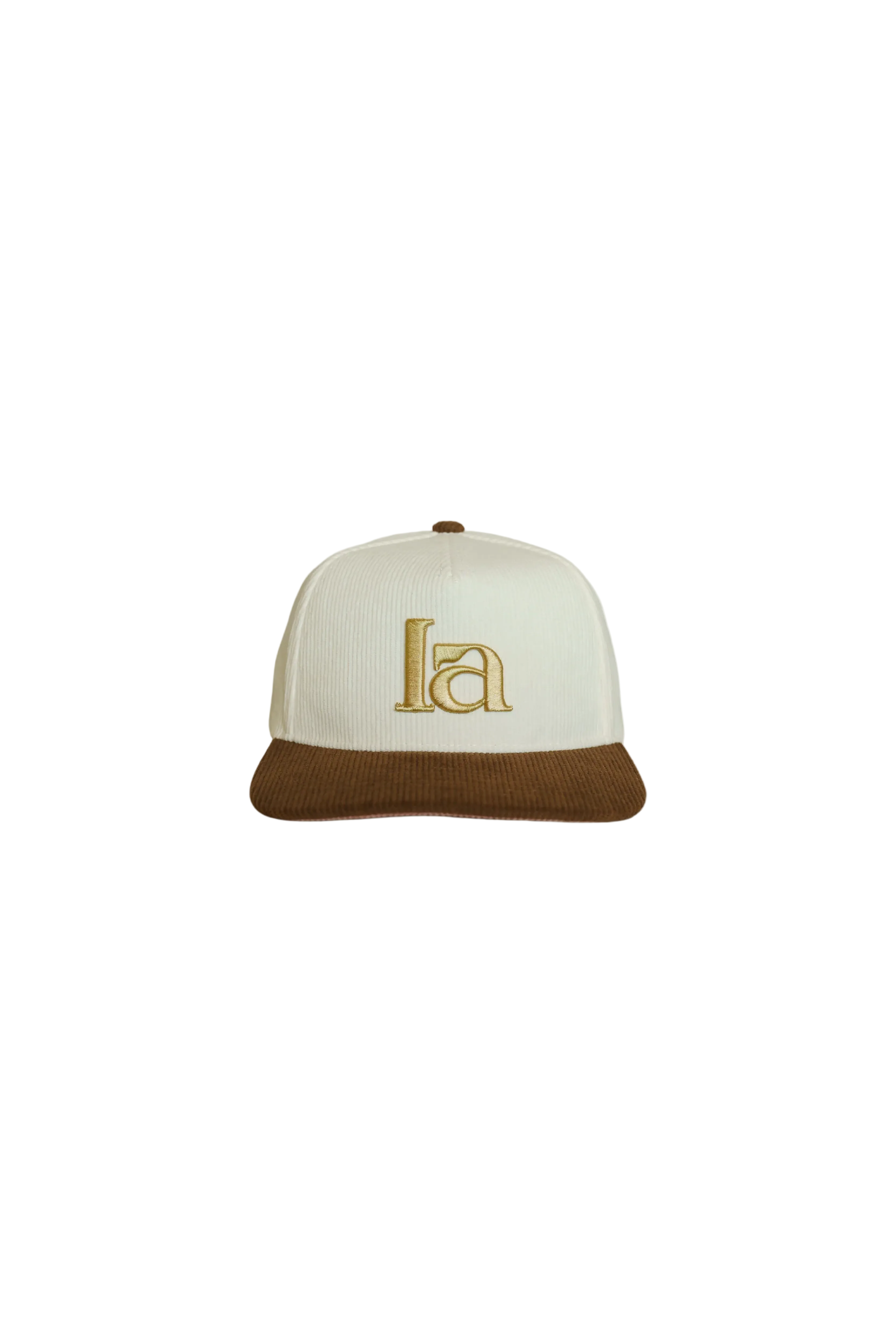 Cap with 'la' logo