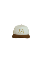Baseball cap with 'LA' logo