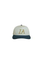 Cap with 'LA' logo 